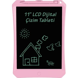 Wicue 11" Pembe LCD Dijital Çizim Tableti