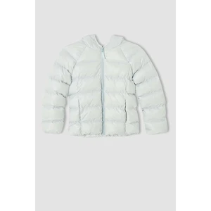 Kız Çocuk Regular Fit Kapüşonlu Astar Polarlı Şişme Mont U4294A621WN