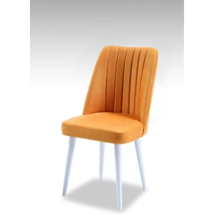 Polo Sandalye - Ahşap Ayaklı - Nubuk Kumaş - Mutfak Yemek Odası Sandalyesi