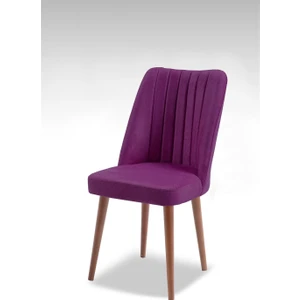 Polo Sandalye - Ahşap Ayaklı - Nubuk Kumaş - Mutfak Yemek Odası Sandalyesi