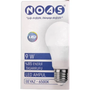 9W LED Ampül Beyaz Işık