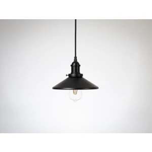 Retro,rustik Mutfak,oda,kolidor,cafeler için E27 siyah Metal Sarkıt Avize ÇAP:23cm