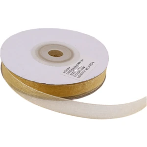 Eminönü Toptancı Organze Kurdele 10 mm - 22 Metre  Gold