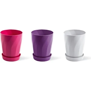 Melkan Home Begonya Saksı 1,3 Litre 3'lü Set