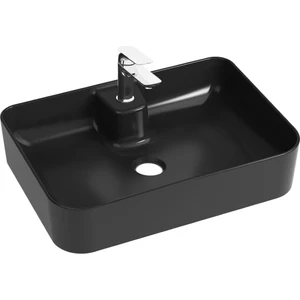Smartslım Tez.üstü Batarya Delikli Lavabo 35X50CM Parlak Siyah