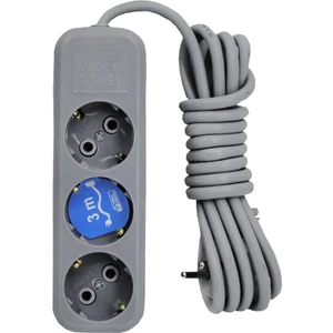 3 Lü 3mt Renkli Priz