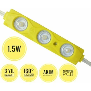 Mercekli Modül LED 1.5W (10 Adet) - Amber Renk