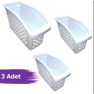 Mc Blue 3 Adet Buzdolabı Düzenleme Sepeti