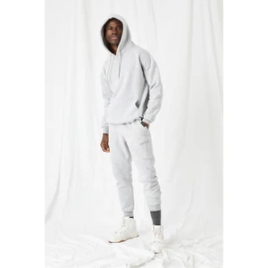 Erkek Stay Oversize Gri Hoodie