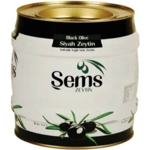 Şems Siyah Lüks Özel Zeytin 2 Kg  231-260 Kalibre