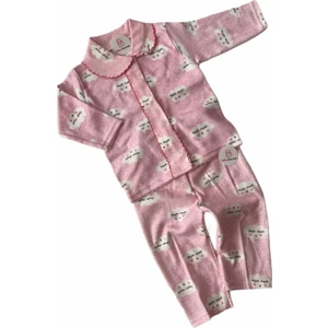 Pamuklu Bulut Desenli Bebek Pijama Takım