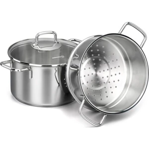 A1521 Korkmaz Perla Buharlı Tencere Seti