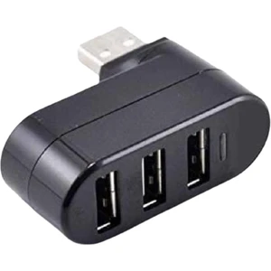 3  PORT USB HUB 2.0 USB ÇOĞALTICI ÇOKLAYICI 180 DİRSEK DİŞİ ÇOKLAMA SWITCH