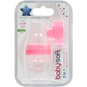 Pp Mini Biberon Suluk Alıştırma Seti 30 ml Pembe