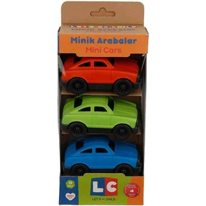 Let's Be Child 3'lü Minik Arabalar Mavi