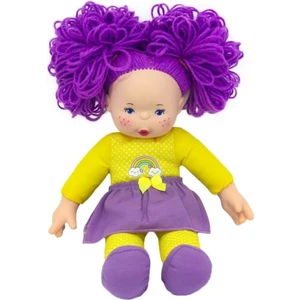 Gökkuşağı Bebekleri 35 cm Mor