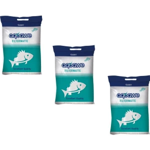 Tisert Aquawe Filterwatte Akvaryum Su Filtre Elyafı 50 gr 200X20 cm (3 Adet)