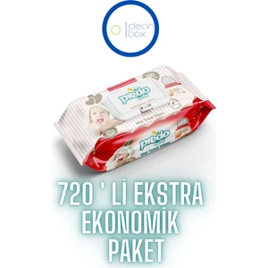 Predo Baby Ultra Soft Islak Havlu 720 Yaprak (120X6)