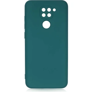 Xiaomi Redmi Note 9 Kılıf Mara Silikon Mat Soft Kamera Korumalı Lansman Yeşil