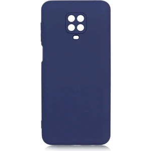Xiaomi Redmi Note 9s Kılıf Mara Silikon Mat Soft Kamera Korumalı Lansman Lacivert