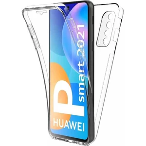 Huawei P Smart 2021 Kılıf Ön Arka Şeffaf Silikon Koruma