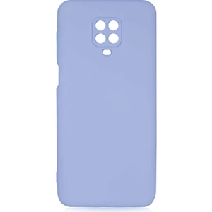 Xiaomi Redmi Note 9s Kılıf Mara Silikon Mat Soft Kamera Korumalı Lansman Mor