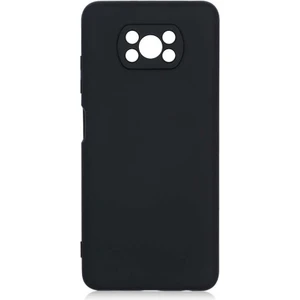 Xiaomi Poco X3 Kılıf Mara Silikon Mat Soft Kamera Korumalı Lansman Siyah