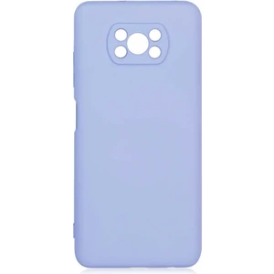 Xiaomi Poco X3 Pro Kılıf Mara Silikon Mat Soft Kamera Korumalı Lansman-Mor