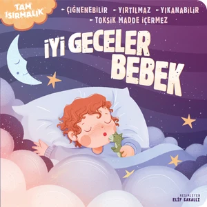 Tam Isırmalık İyi Geceler Bebek Yırtılmayan Yıkanabilir Çiğnenebilir Yırtılmaz Kitap