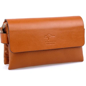 Kangaroo Kingdom Deri Taba Erkek Portföy&clutch El Çantası 9288-T