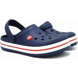Doremor Lacivert Beyaz Sabo Crocs Modeli Terlik