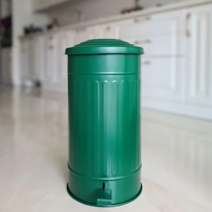 The Mia Çöp Kovası Mutfak 24 Lt - Koyu Yeşil