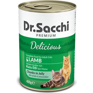Dr.Sacchi Kedi Konserve Kuzu Etli 400 Gr