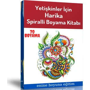 Enine Boyuna Eğitim Yetişkinler Için Harika Boyama Kitabı