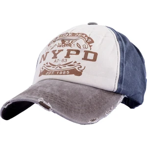 Nypd Logolu New York Eskitme Spor Kep Şapka Kahverengi