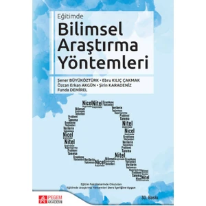 Eğitimde Bilimsel Araştırma Yöntemleri - Şener Büyüköztürk