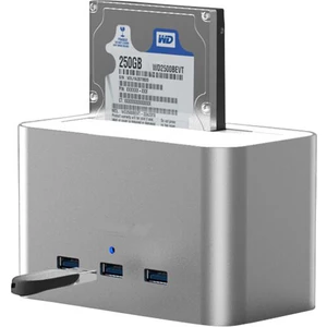 2.5 / 3.5 Sata HDD SSD - USB 3.0 3 Port USB Hub Harddisk Dock Stand CDG-DOC-303