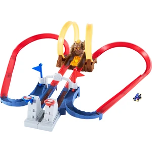 Hot Wheels Mario Kart Bowser'ın Kalesinde Kaos Pist Seti Yarış Bayrakları ve Bowser Figürü İle Birlikte 3 Yaş ve Üzeri İçin GNM22