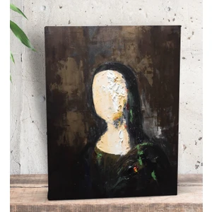 Bk Gift Mona Lisa Contempoary Tasarımlı Dekoratif Mini Kanvas Tablo