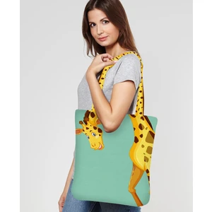 Alkan Homes Kırlent Dünyası Zürafa Desenli Plaj Çantası