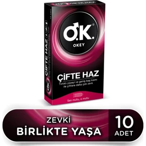 Çifte Haz Prezervatif 10'Lu