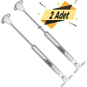 Dolap Amortisörü Gazlı Piston Kapak Hidroliği (27 cm 80N) 2 Adet