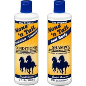 Mane'n Tail At Kuyruğu Şampuanı Original 355 ml ve Condıtıoner Orjınal Saç Bakım Kremi 355 ml