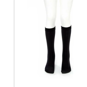 6 Adet Siyah Renk Dizaltı Okul Çorabı