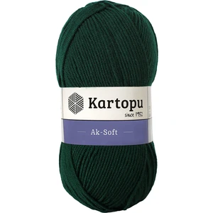 Aksoft K1416 Ördek Yeşil El Örgü İpliği 100 gr