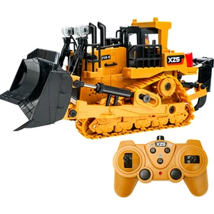 1:24 2.4G 9ch Rc Buldozer Rc Traktör Kamyon Inşaat Plastik Kova (Yurt Dışından)
