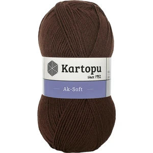 Aksoft K890 Koyu Kahve El Örgü İpliği 100 gr