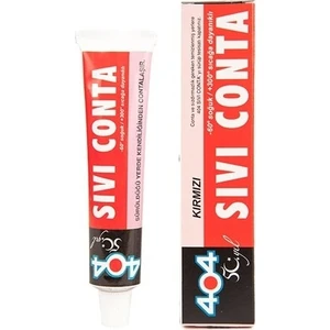 Sıvı Conta/kırmızı/-60° Soğuk /+300° Sıcaklığa Dayanıklı/sürüldüğü Yerde Contalaşır/45 Gr.