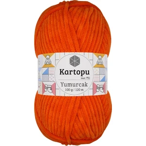 Yumurcak K205 Turuncu Kadife El Örgü Ipliği