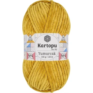 Yumurcak K310 Hardal Kadife El Örgü Ipliği